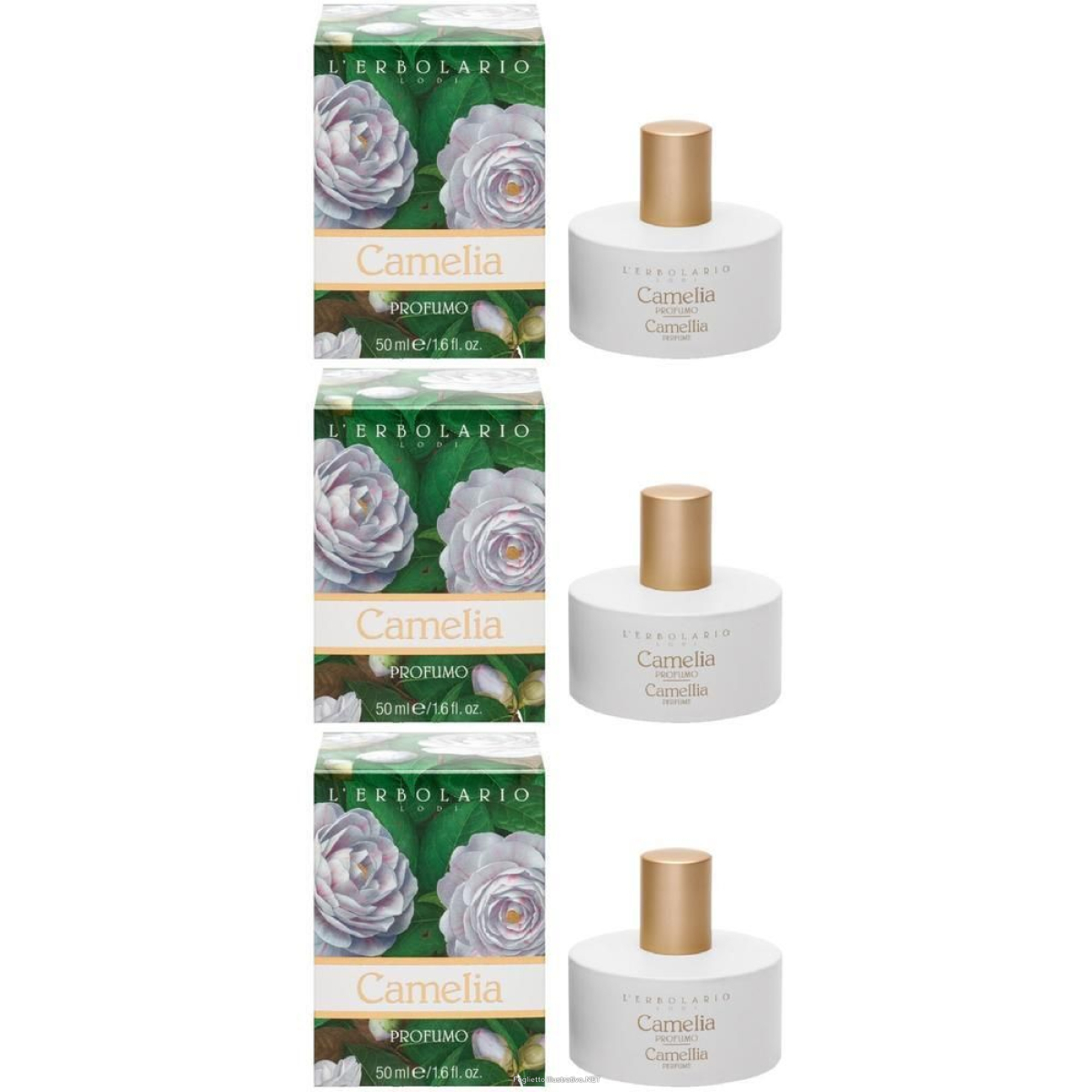 Cerca Offerte di l`erbolario profumo camelia 3x50 ml soluzione e acquista online