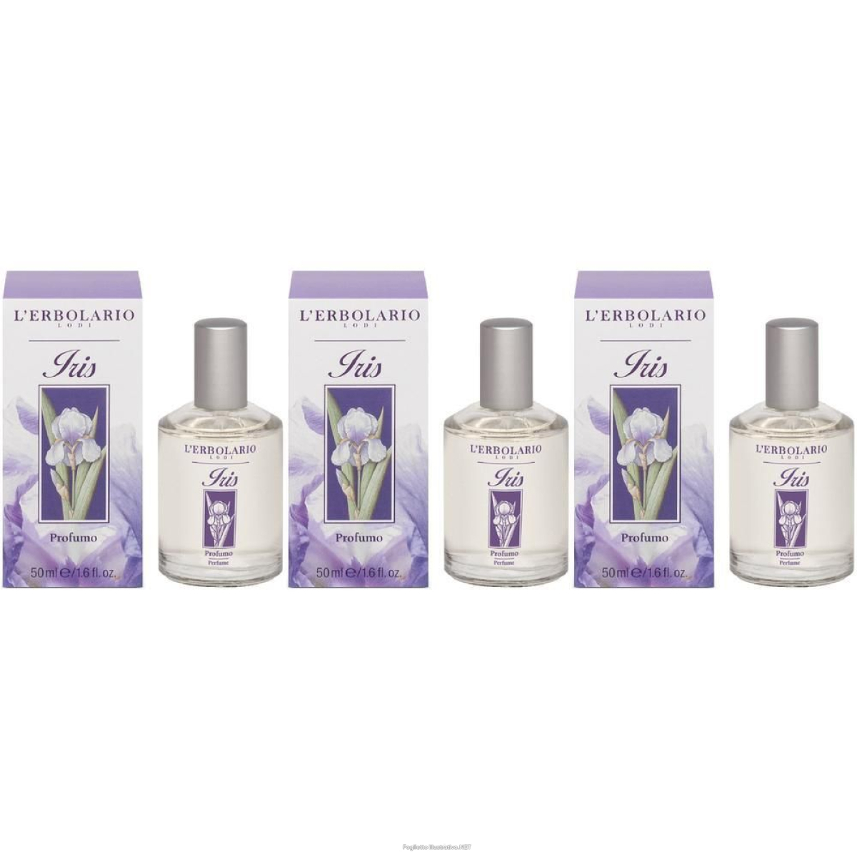 Cerca Offerte di l´erbolario profumo iris 3x50 ml soluzione e acquista online