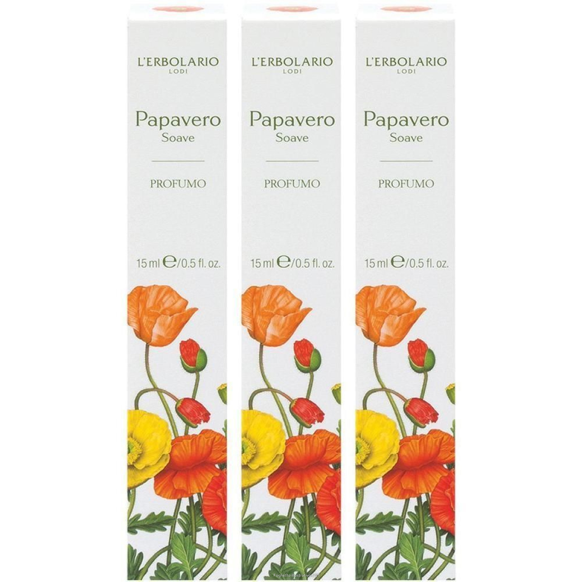 Cerca Offerte di l`erbolario profumo papavero soave 3x15 ml soluzione e acquista online