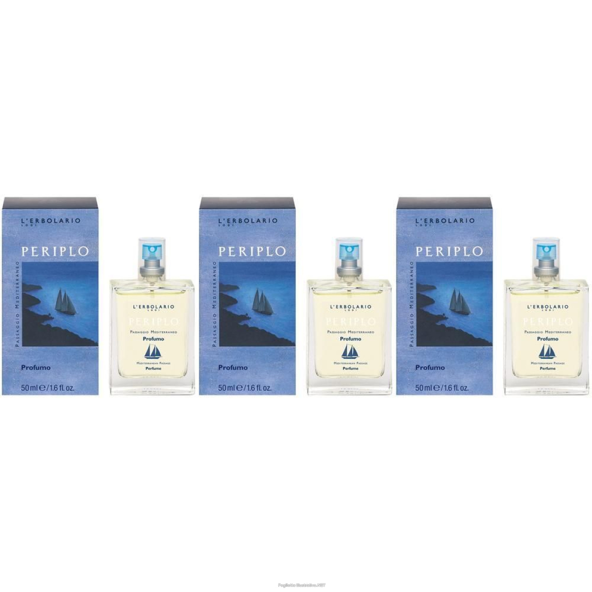 Cerca Offerte di l`erbolario profumo periplo 3x50 ml soluzione e acquista online