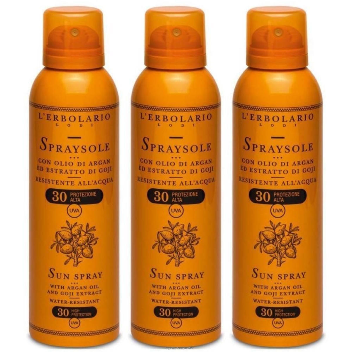 Cerca Offerte di l`erbolario protezione solare spray corpo spf 30 3x150 ml e acquista online