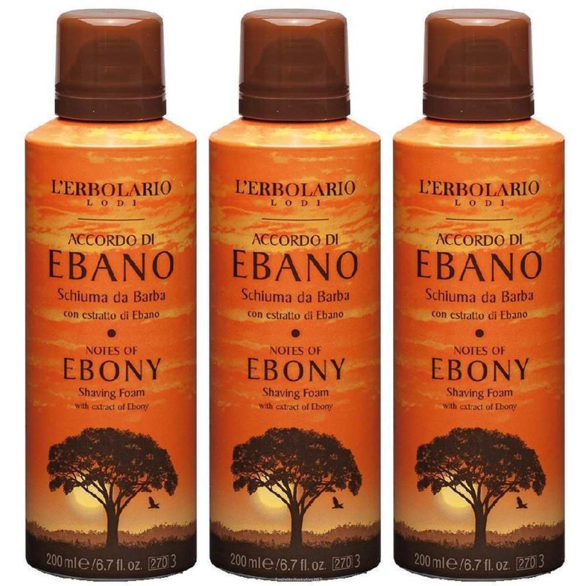 Cerca Offerte di l’erbolario schiuma da barba accordo di ebano 3x200 ml e acquista online