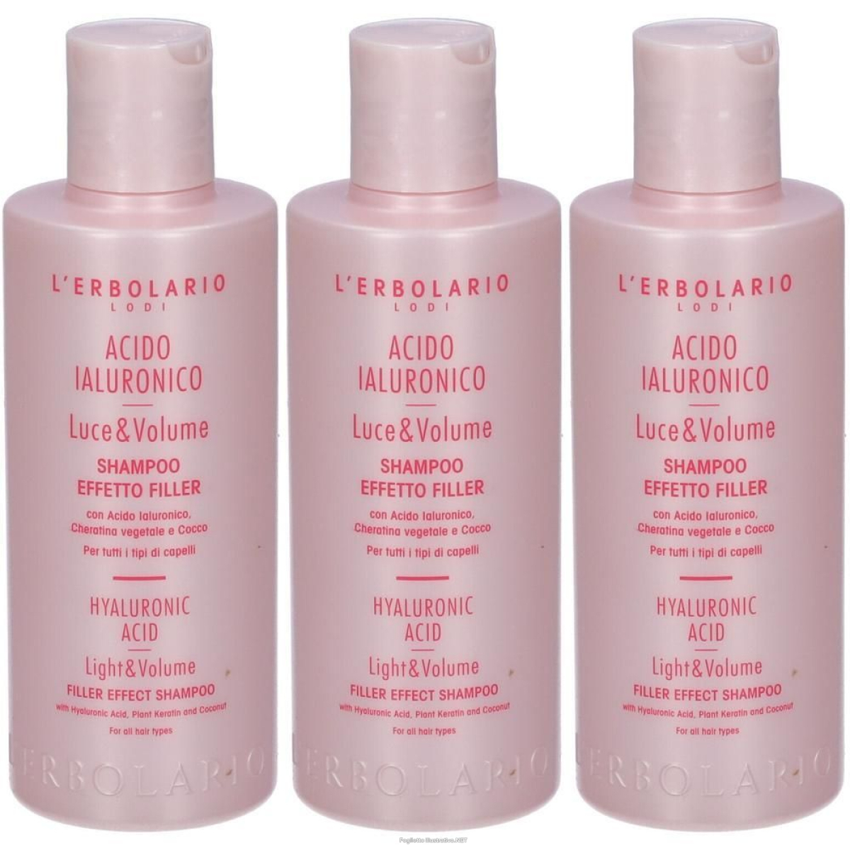 Cerca Offerte di l`erbolario shampoo effetto filler acido ialuronico luce&volume 3x200 e acquista online