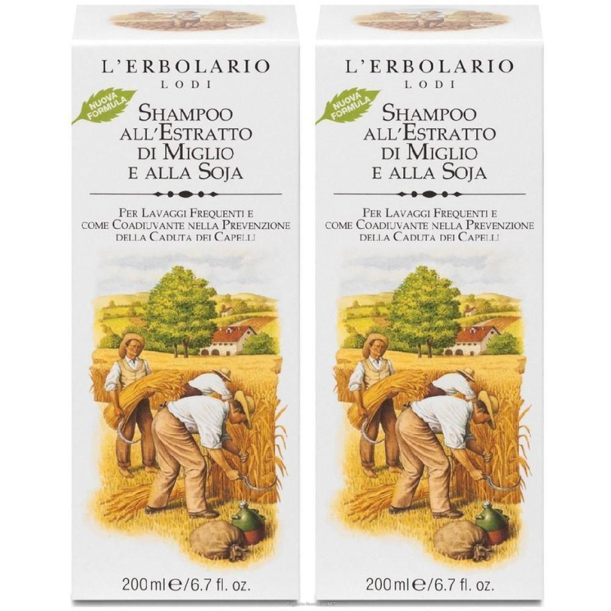 Cerca Offerte di l`erbolario shampoo miglio e soja 2x200 ml e acquista online