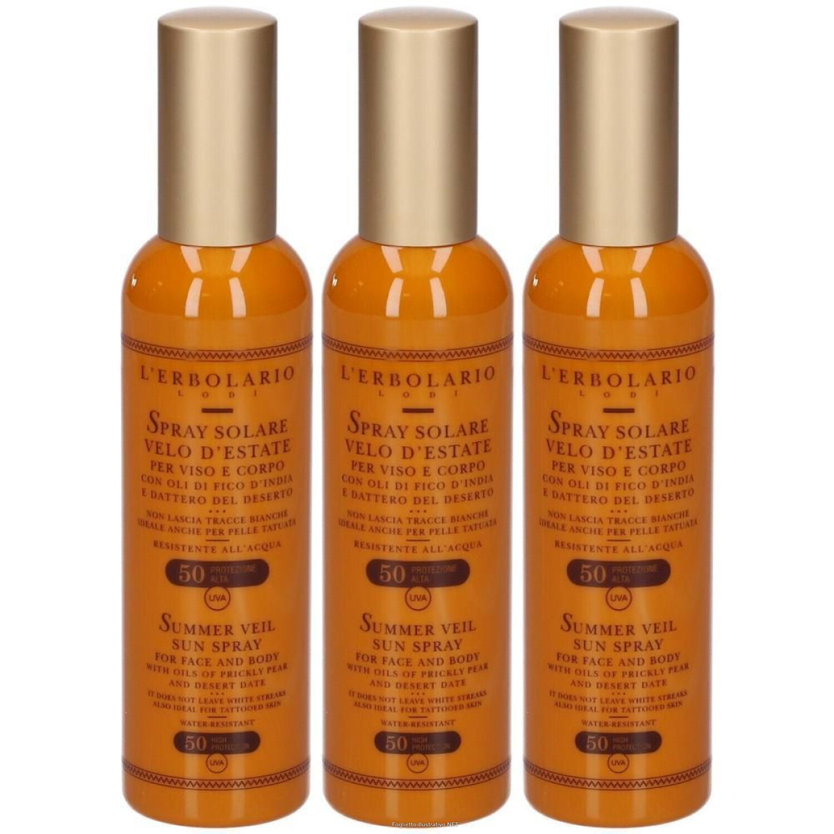 Cerca Offerte di l`erbolario spray solare velo d'estate spf 50 3x100 ml e acquista online