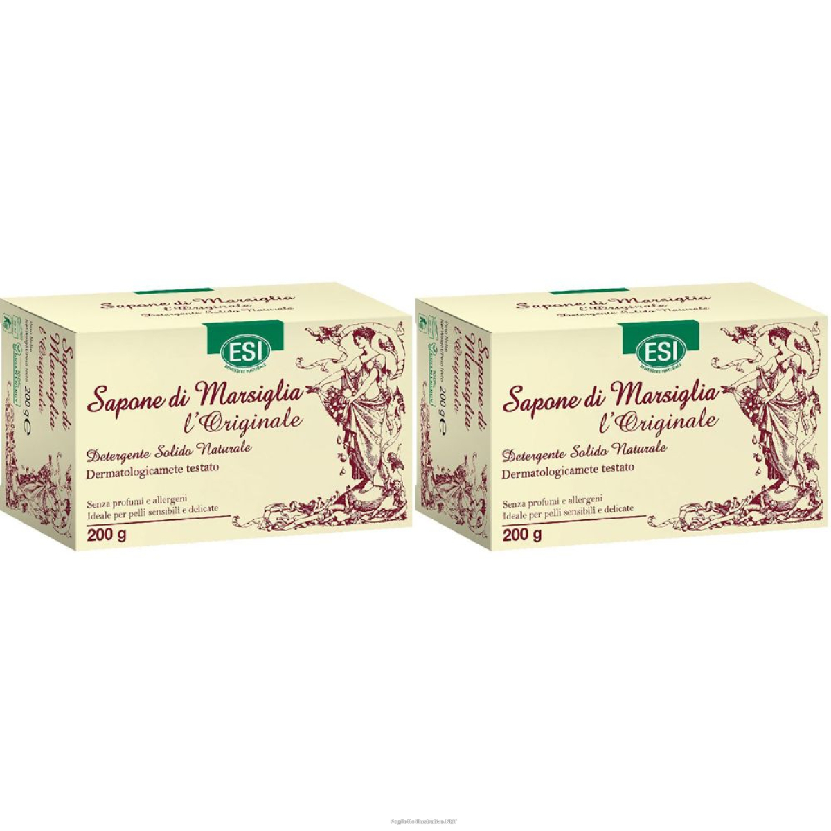 Cerca Offerte di l'originale dermo sapone di marsiglia set da 2 2x200 g e acquista online