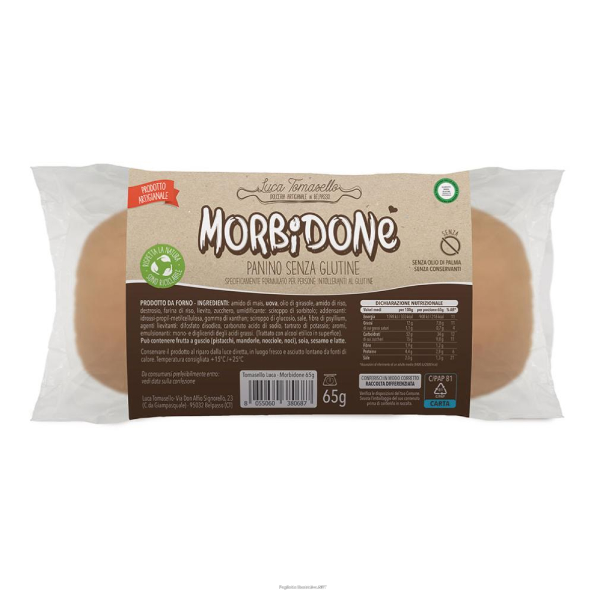 Cerca Offerte di l tomasello morb.panino  65g e acquista online