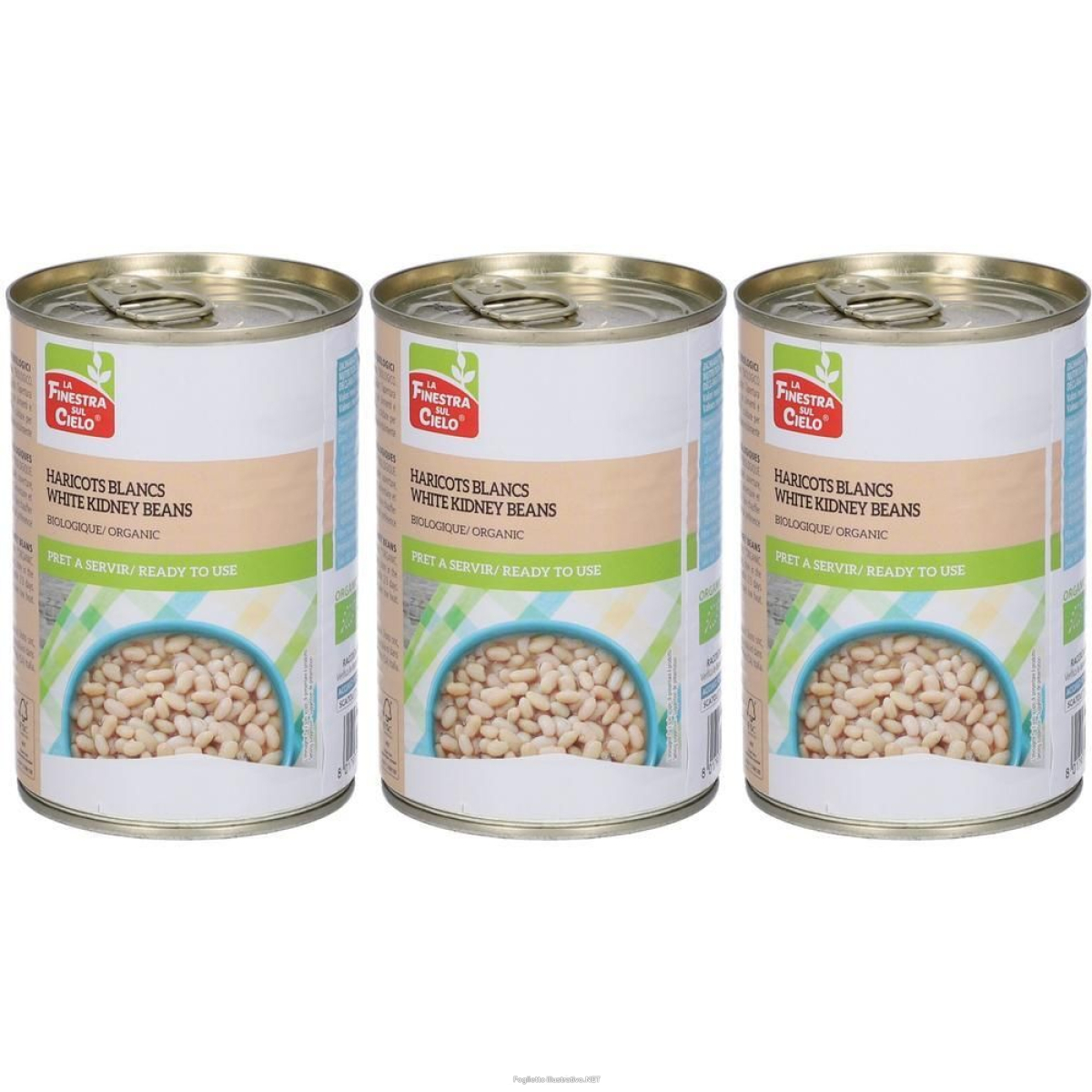 Cerca Offerte di la finestra sul cielo fagioli cannellini pronti bio 3x400 g e acquista online