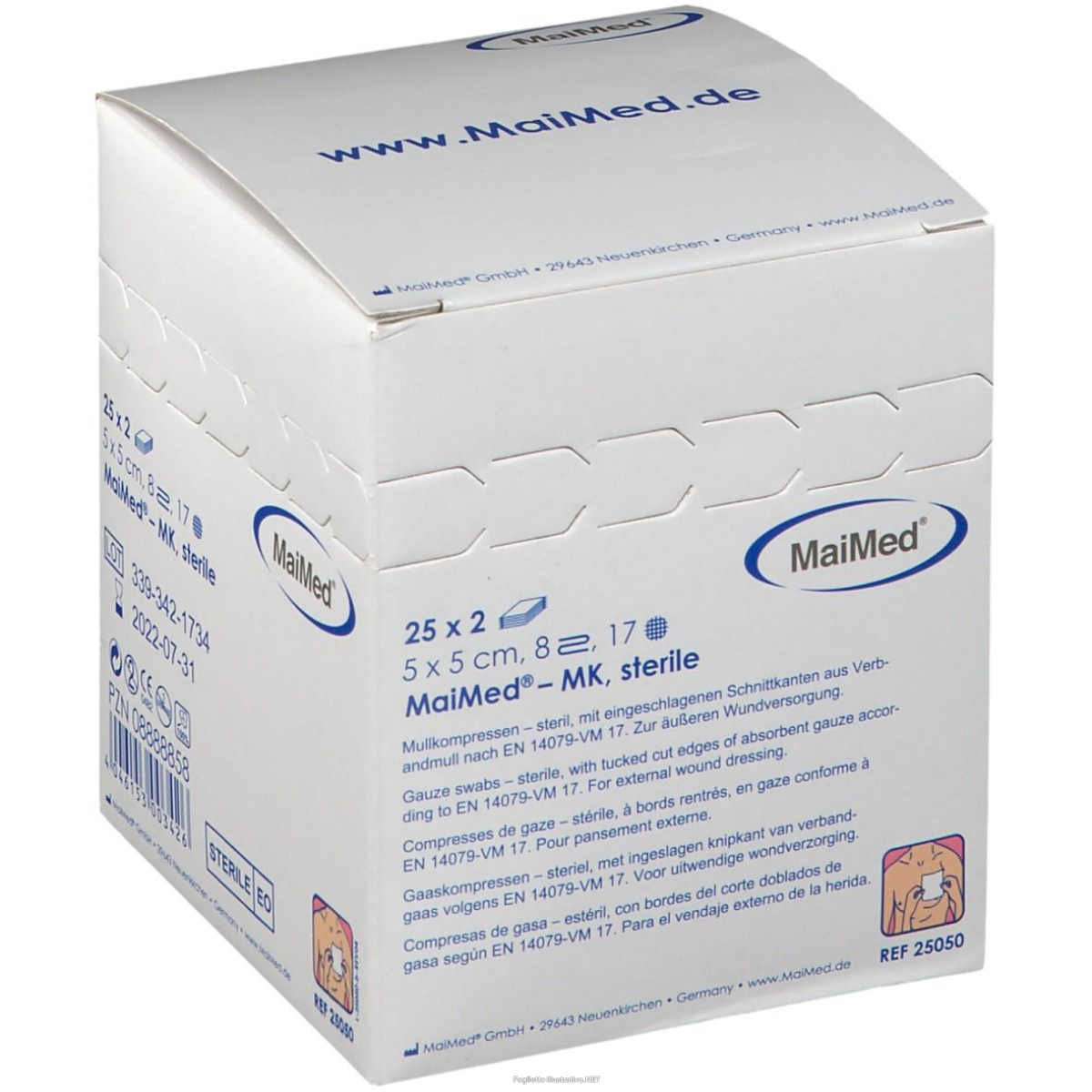 Cerca Offerte di la garza maimed® comprime sterile 8 strati 25x2 pz compresse e acquista online