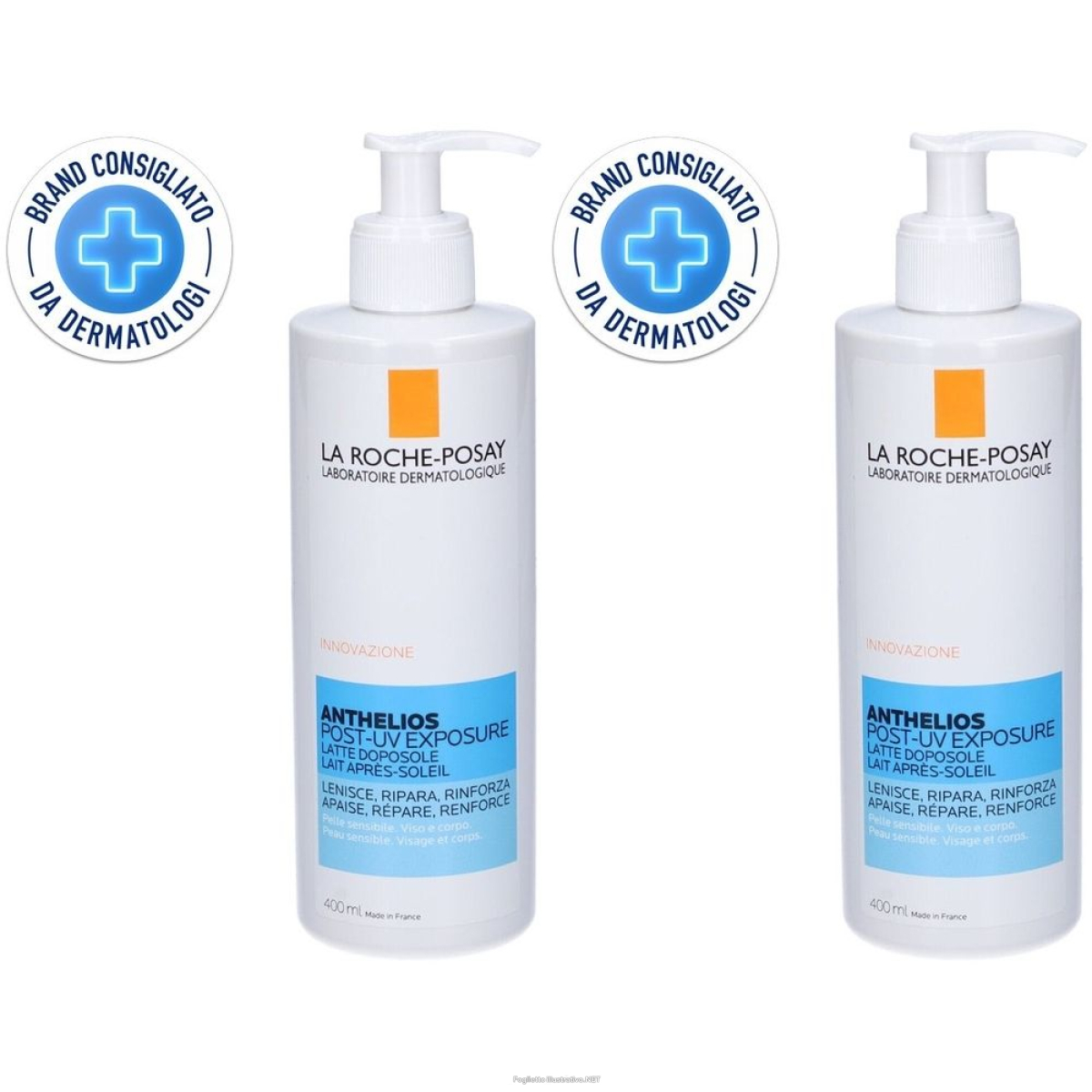Cerca Offerte di la roche posay anthelios post-uv exposure latte doposole set da 2 2x40 e acquista online