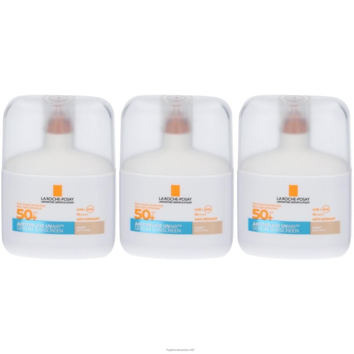 Cerca Offerte di la roche-posay anthelios uvair spf 50+ tt light 3x50 ml e acquista online