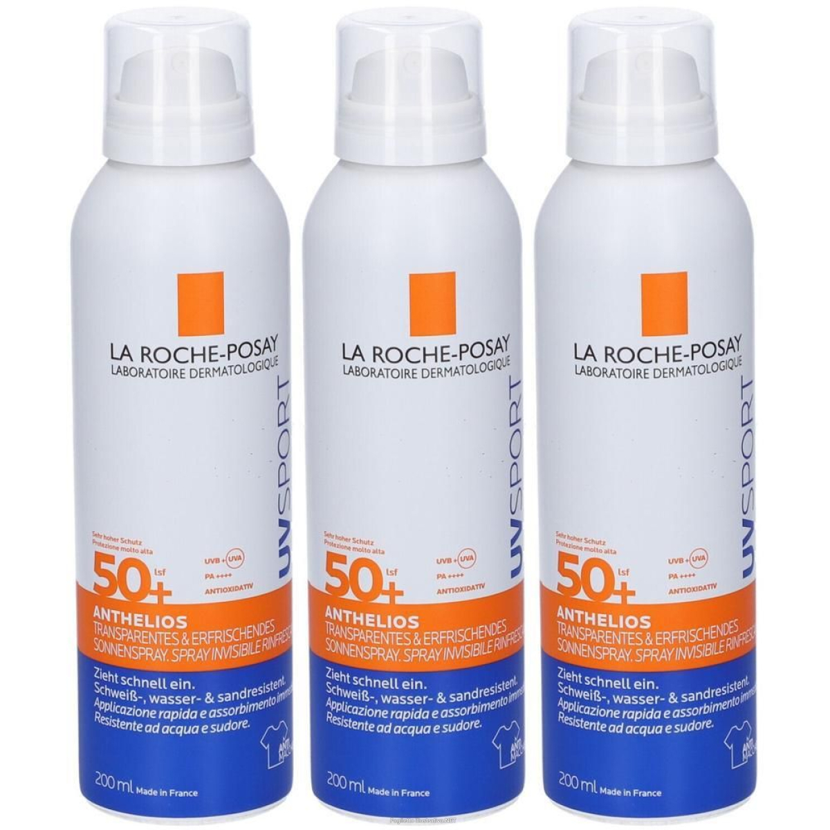 Cerca Offerte di la roche-posay anthelios uvsport spray spf 50+ 3x200 ml e acquista online