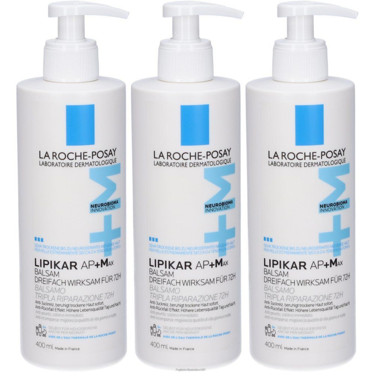 Cerca Offerte di la roche posay balsamo lipikar ap+max 400 ml 3x400 e acquista online