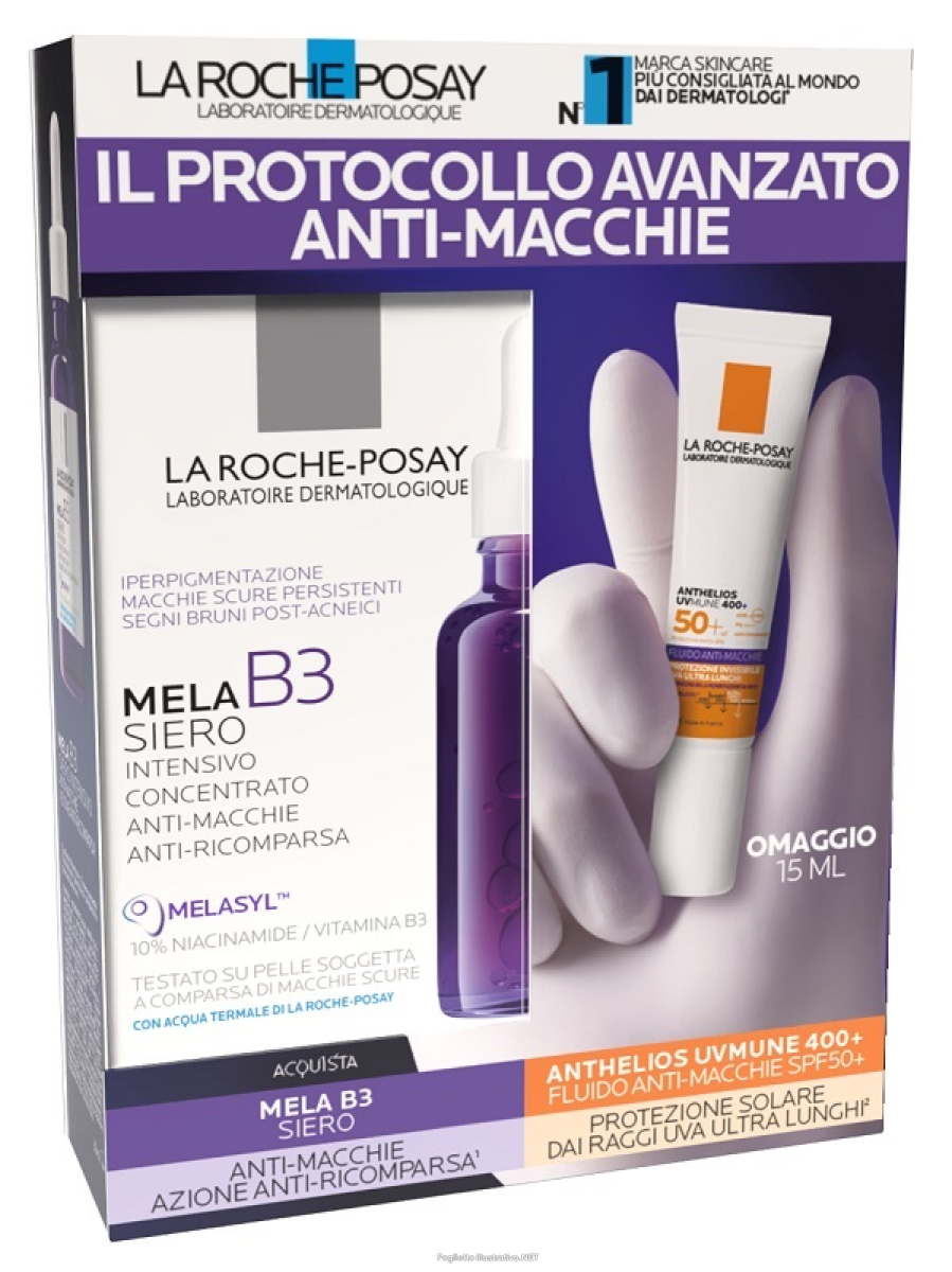 Cerca Offerte di la roche posay mela b3 siero 30ml+ anthelios uvmune spf 50+ 15 ml e acquista online