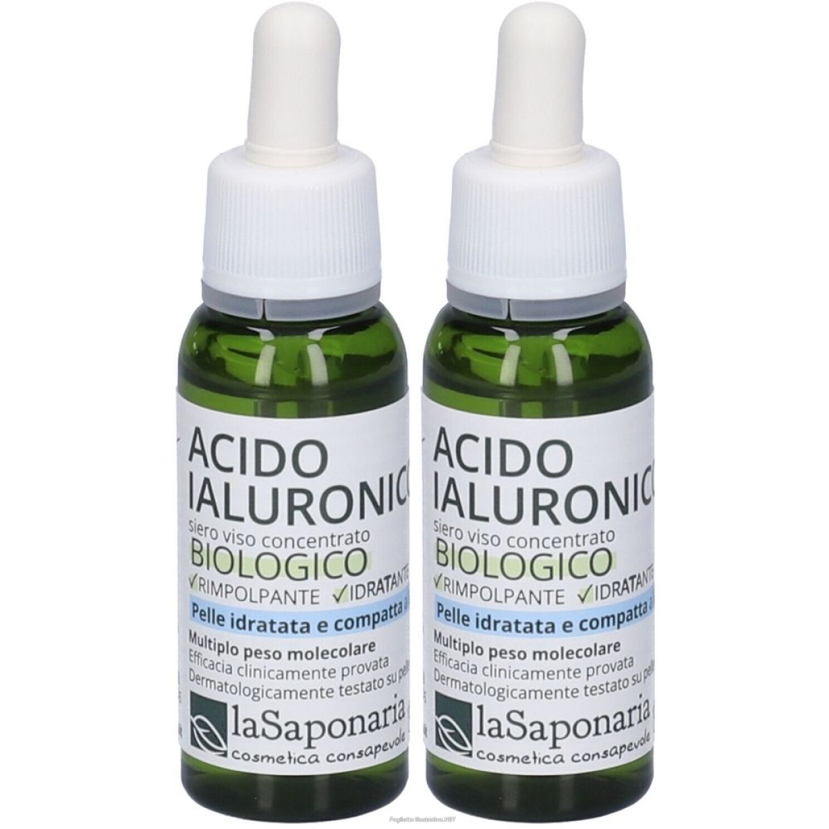 Cerca Offerte di la saponaria acido ialuronico multiplo peso molecolare set da 2 2x30 m e acquista online