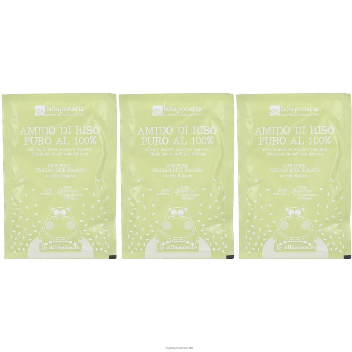 Cerca Offerte di la saponaria amido di riso puro al 100% 3x30 g e acquista online