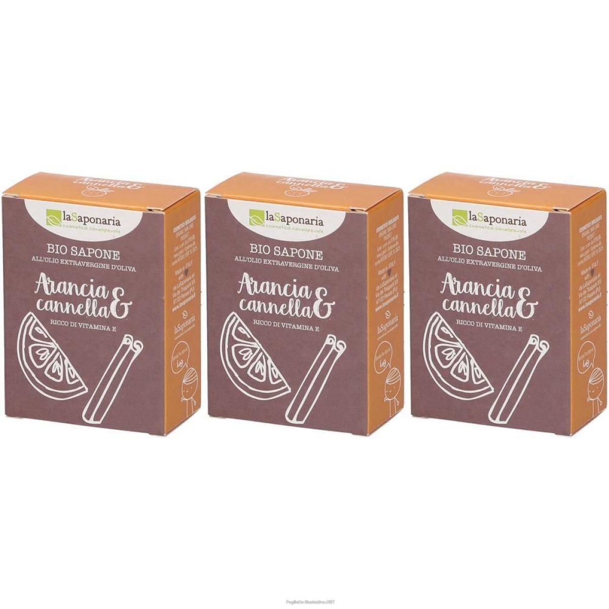Cerca Offerte di la saponaria arancia e cannella 3x100 g e acquista online