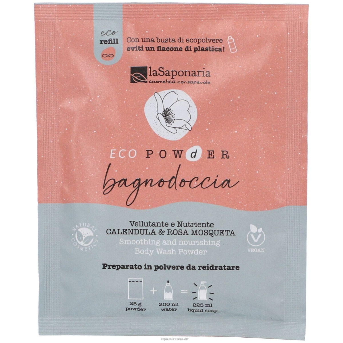 Cerca Offerte di la saponaria bagnodoccia in polvere calendula & rosa mosqueta refill e acquista online