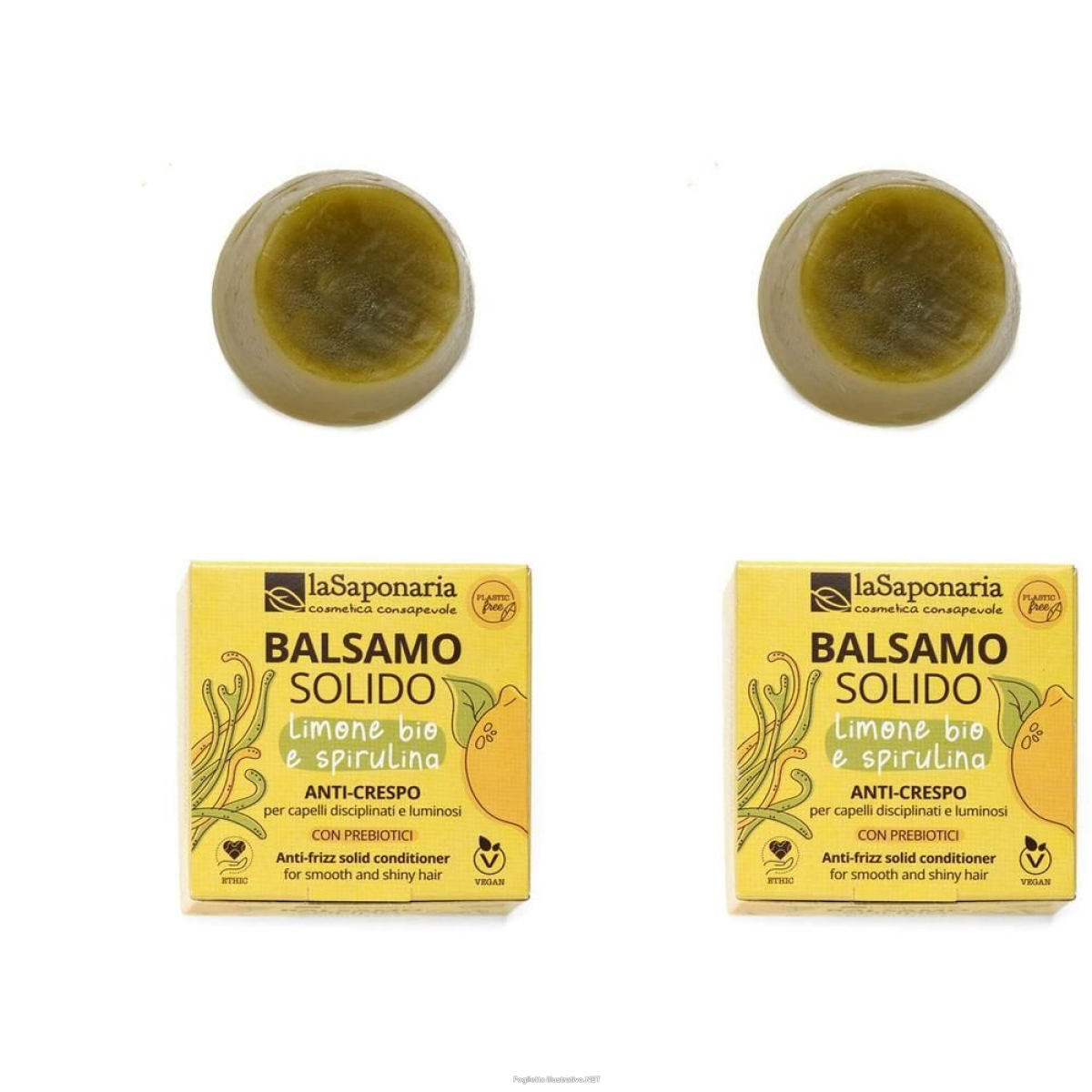 Cerca Offerte di la saponaria balsamo solido anti-crespo 2x40 g e acquista online