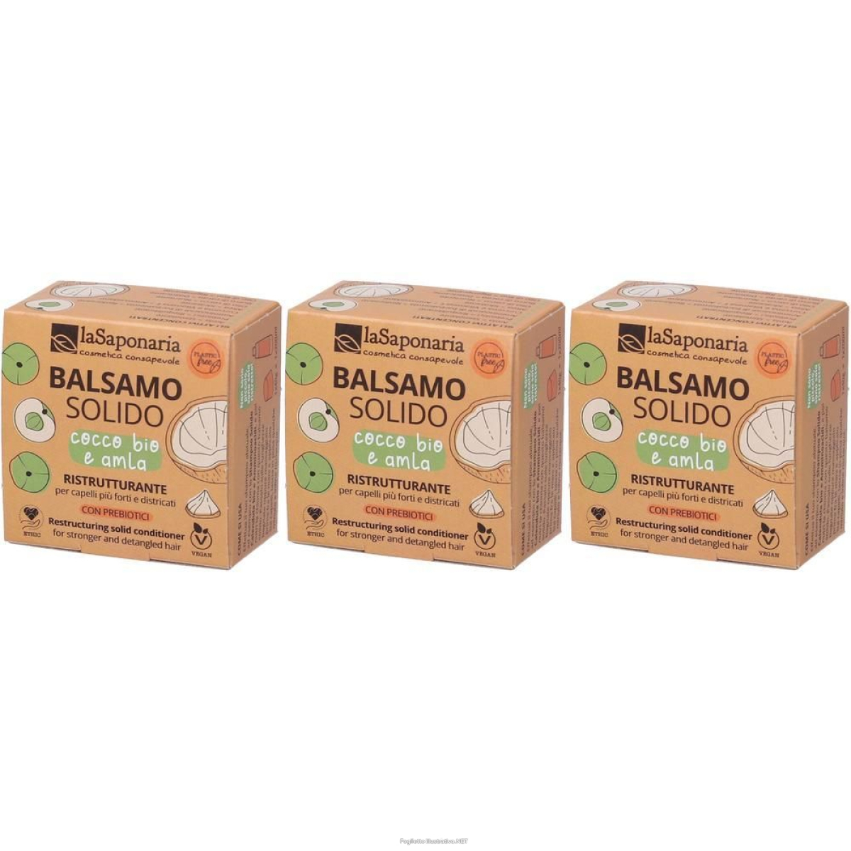 Cerca Offerte di la saponaria balsamo solido forza ristrutturante e nutriente 3x40 g e acquista online