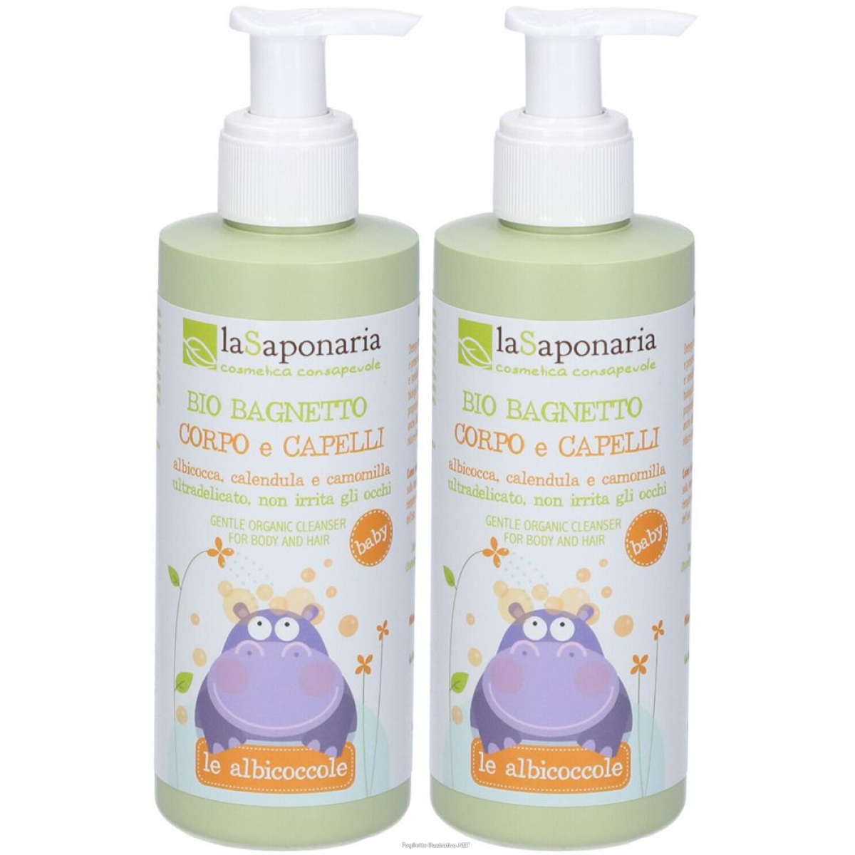 Cerca Offerte di la saponaria bio bagnetto corpo e capelli set da 2 2x200 ml e acquista online