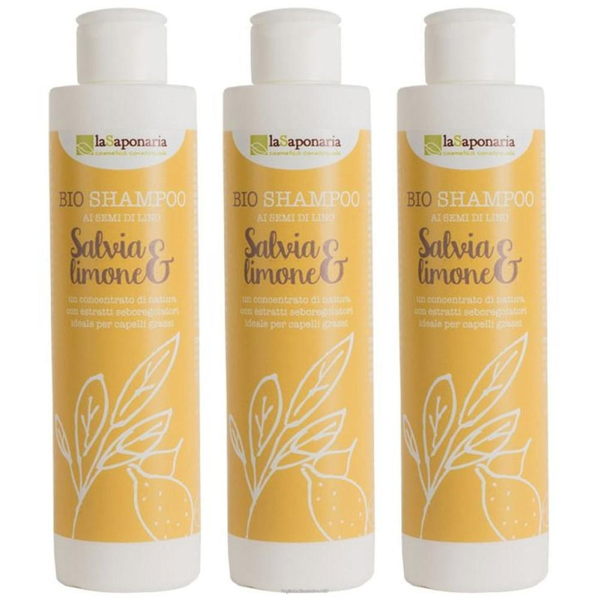 Cerca Offerte di la saponaria bio shampoo salvia e limone 3x200 ml e acquista online