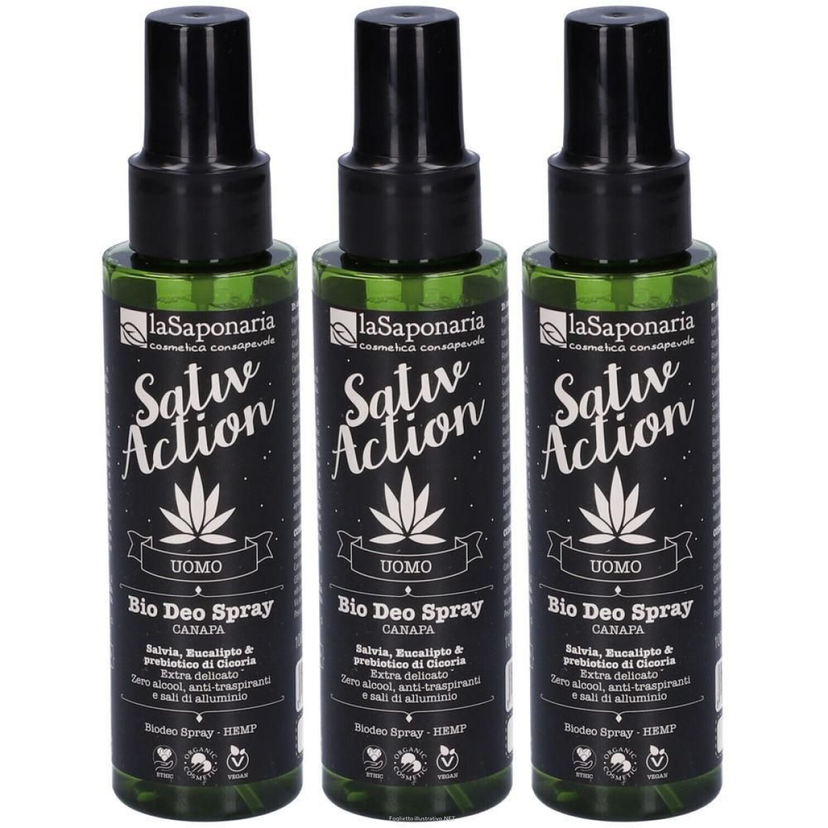 Cerca Offerte di la saponaria biodeo spray canapa 3x100 ml e acquista online