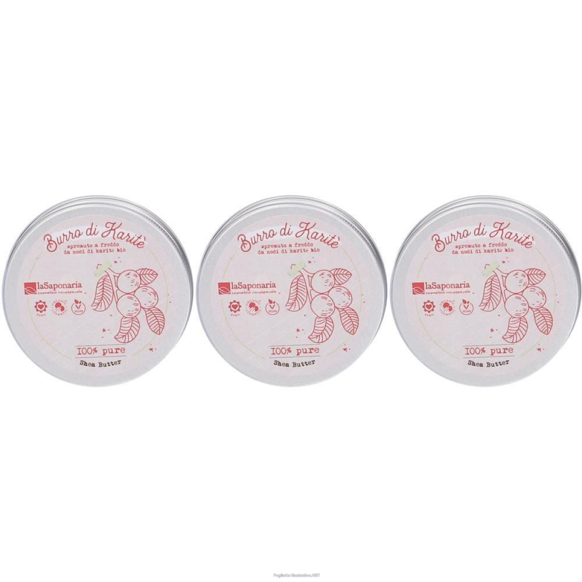 Cerca Offerte di la saponaria burro di karite' 100% bio elasticizzante 3x50 ml e acquista online