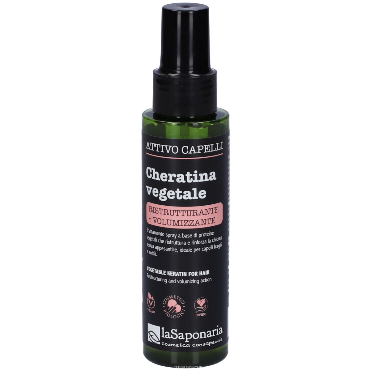Cerca Offerte di la saponaria - cheratina vegetale attivo spray capelli confezione 100 ml e acquista online
