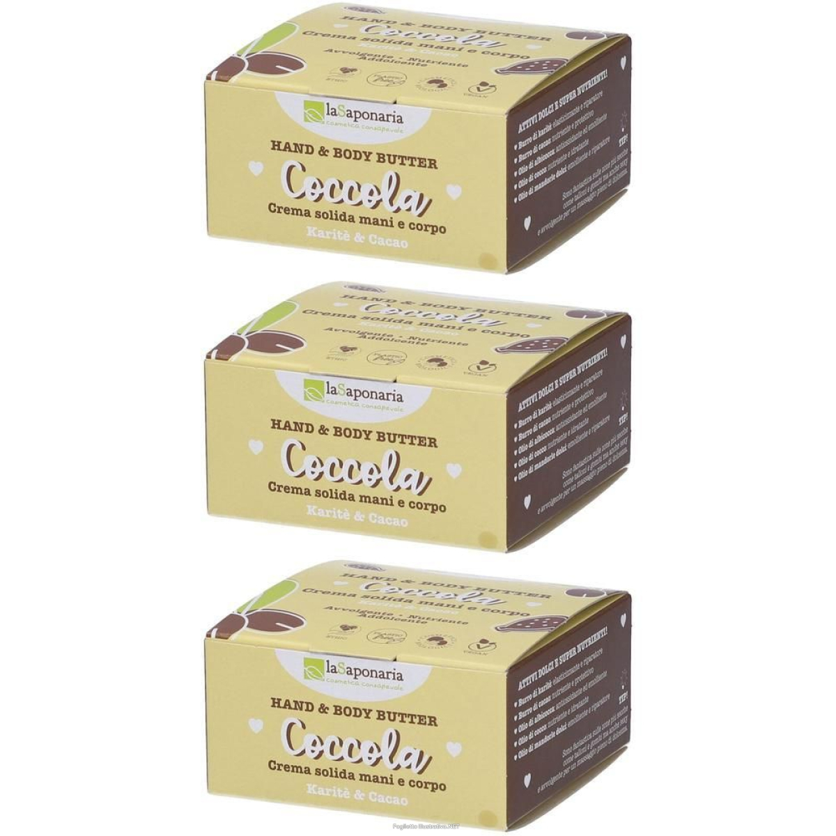 Cerca Offerte di la saponaria crema solida mani e corpo coccola 3x80 g e acquista online