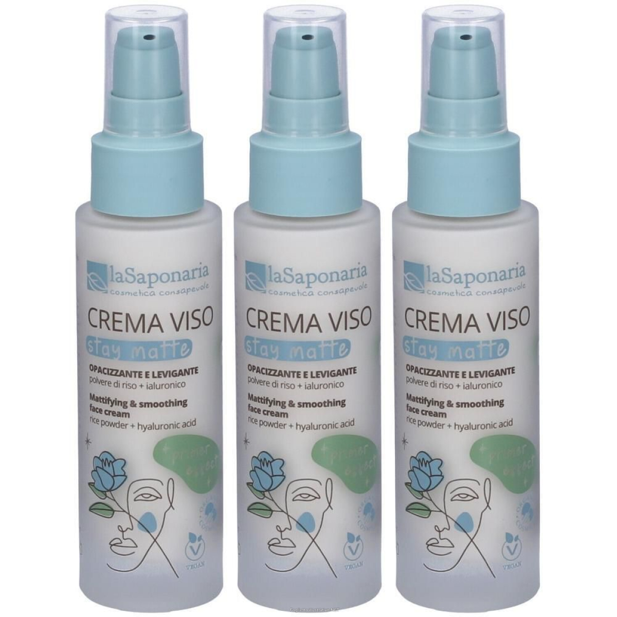 Cerca Offerte di la saponaria crema viso stay matte 3x50 ml e acquista online