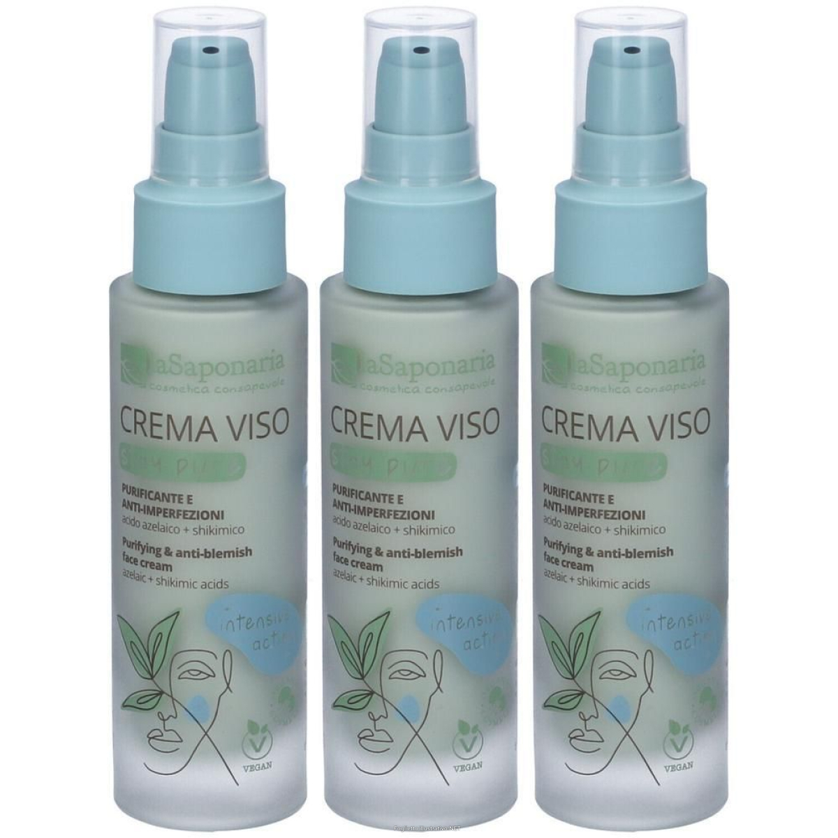 Cerca Offerte di la saponaria crema viso stay pure 3x50 ml e acquista online