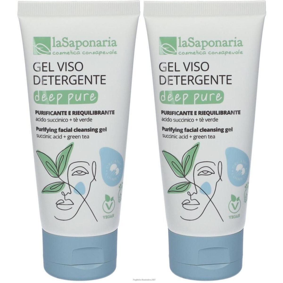 Cerca Offerte di la saponaria deep pure - gel viso detergente 2x100 ml e acquista online