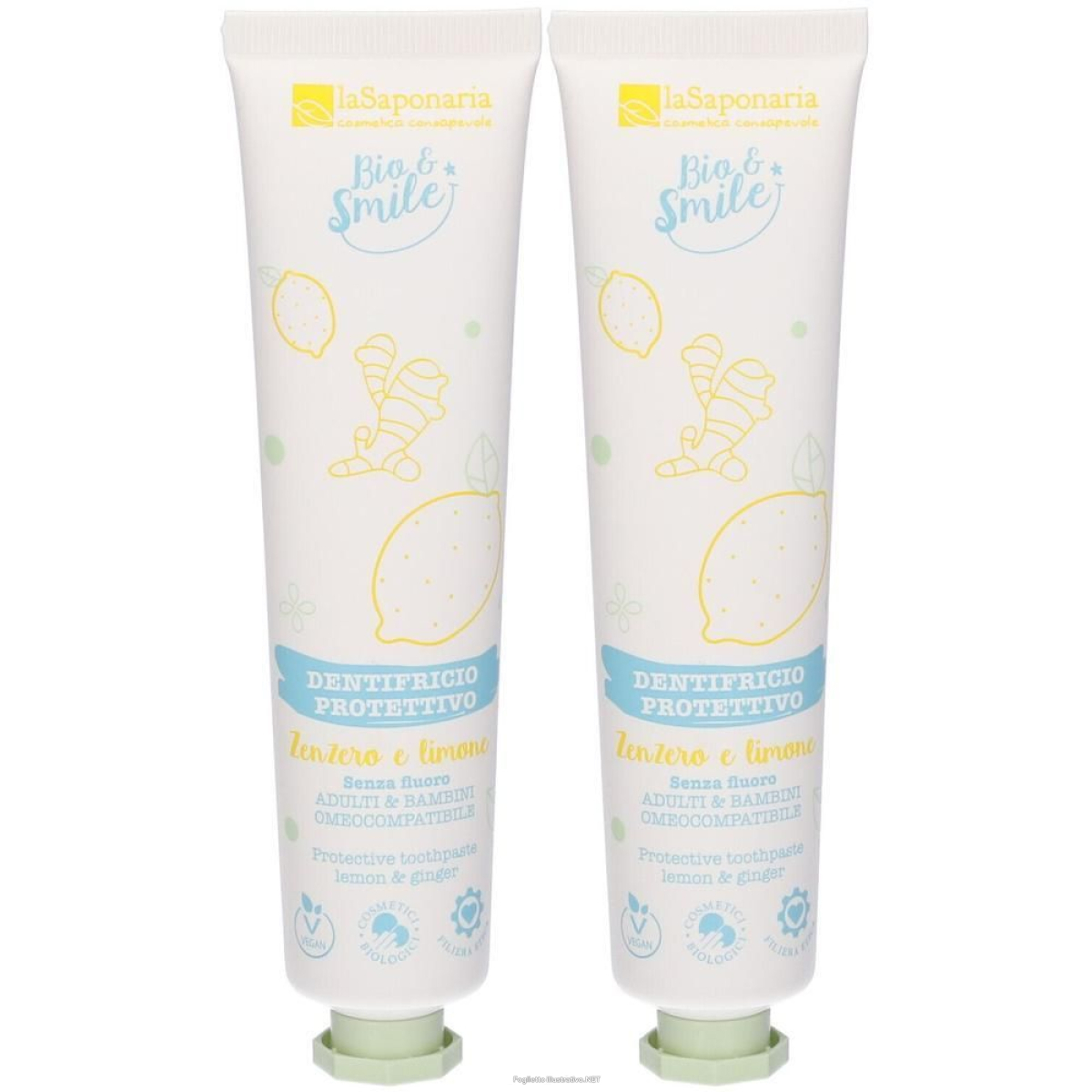 Cerca Offerte di la saponaria dentifricio protettivo zenzero&limone 2x75 ml e acquista online