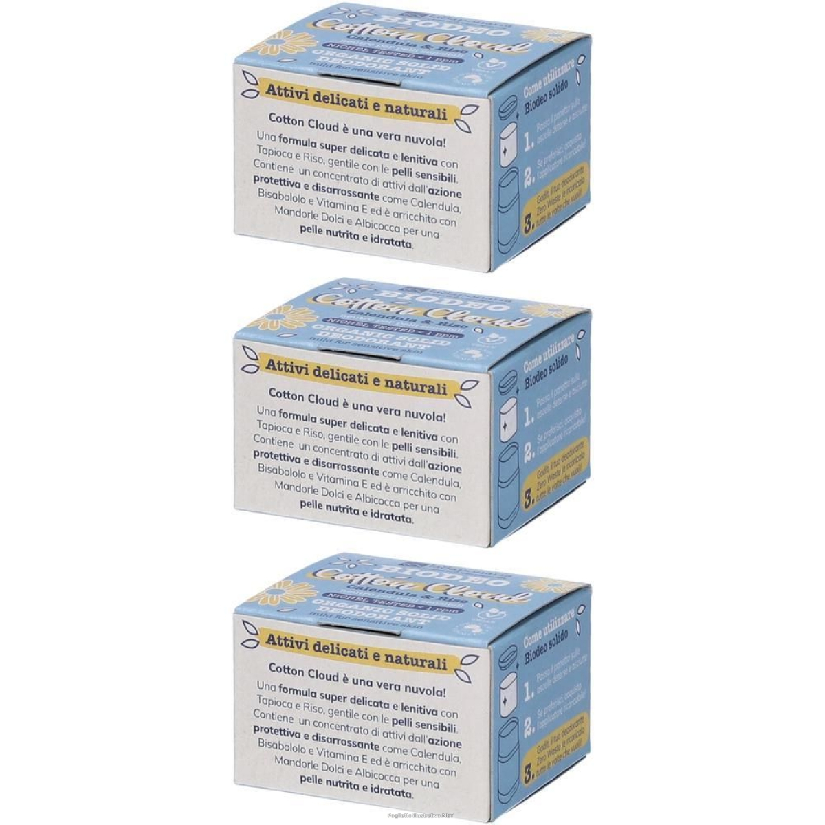 Cerca Offerte di la saponaria deodorante biodeo cotton cloud 3x42 g e acquista online