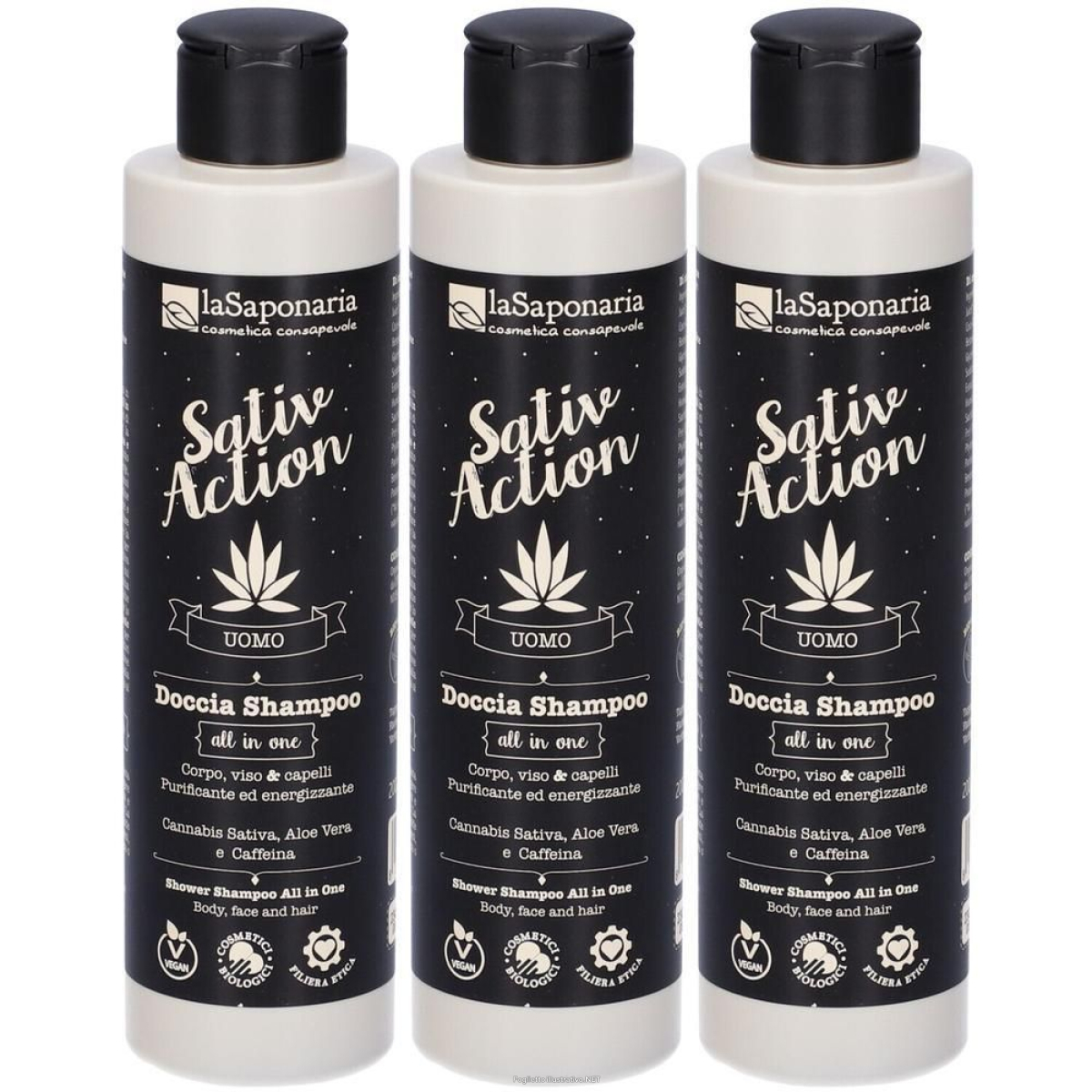 Cerca Offerte di la saponaria doccia shampoo all in one 3x200 ml e acquista online