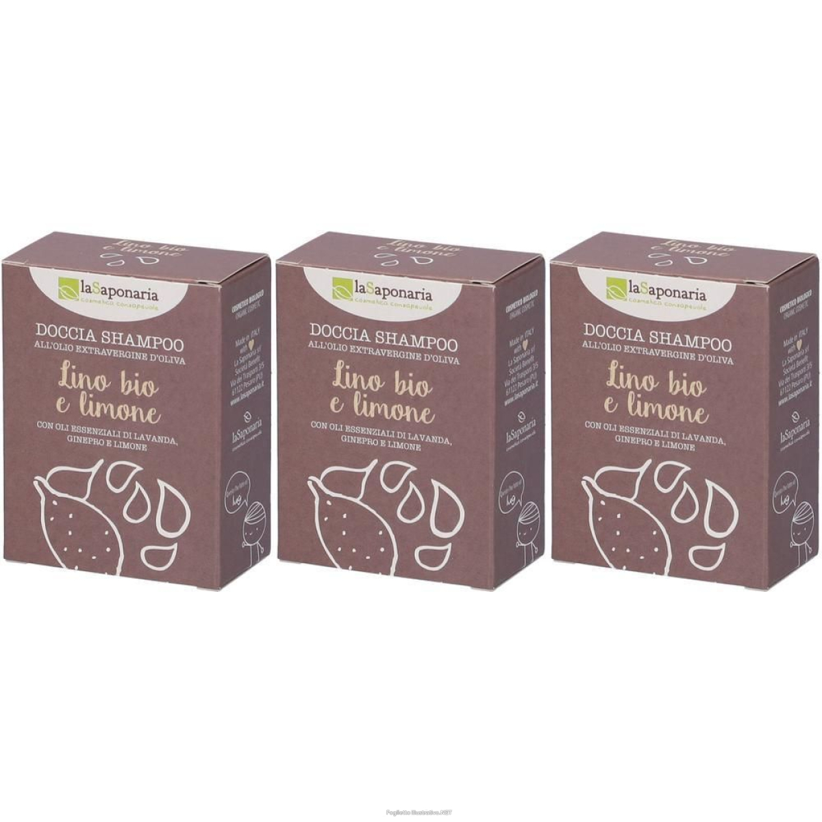 Cerca Offerte di la saponaria doccia shampoo solido ai semi di lino 3x100 g e acquista online