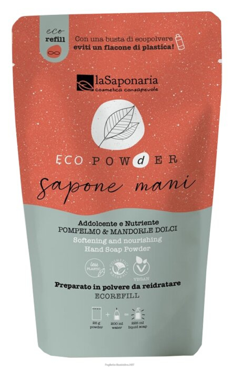 Cerca Offerte di la saponaria - ecopowder mani pompelmo e mandorle dolci confezione 25 gr e acquista online