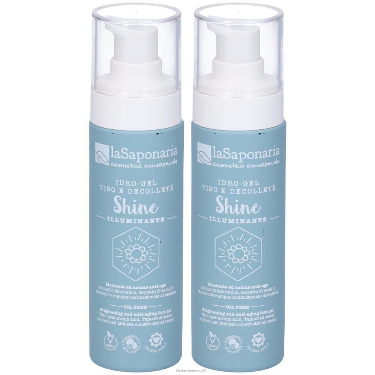 Cerca Offerte di la saponaria idro-gel viso illuminante shine 2x50 g e acquista online