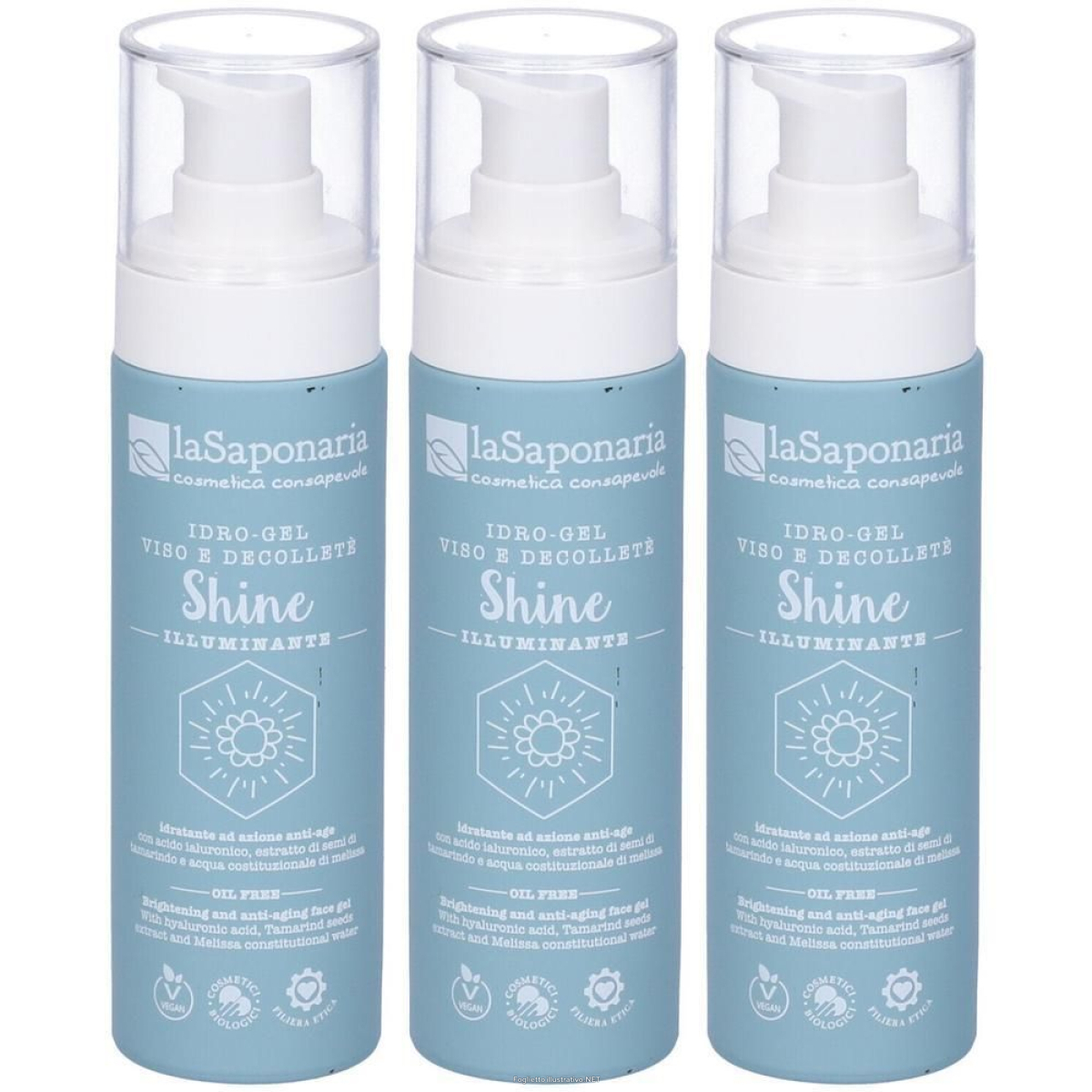 Cerca Offerte di la saponaria idro-gel viso illuminante shine 3x50 g e acquista online