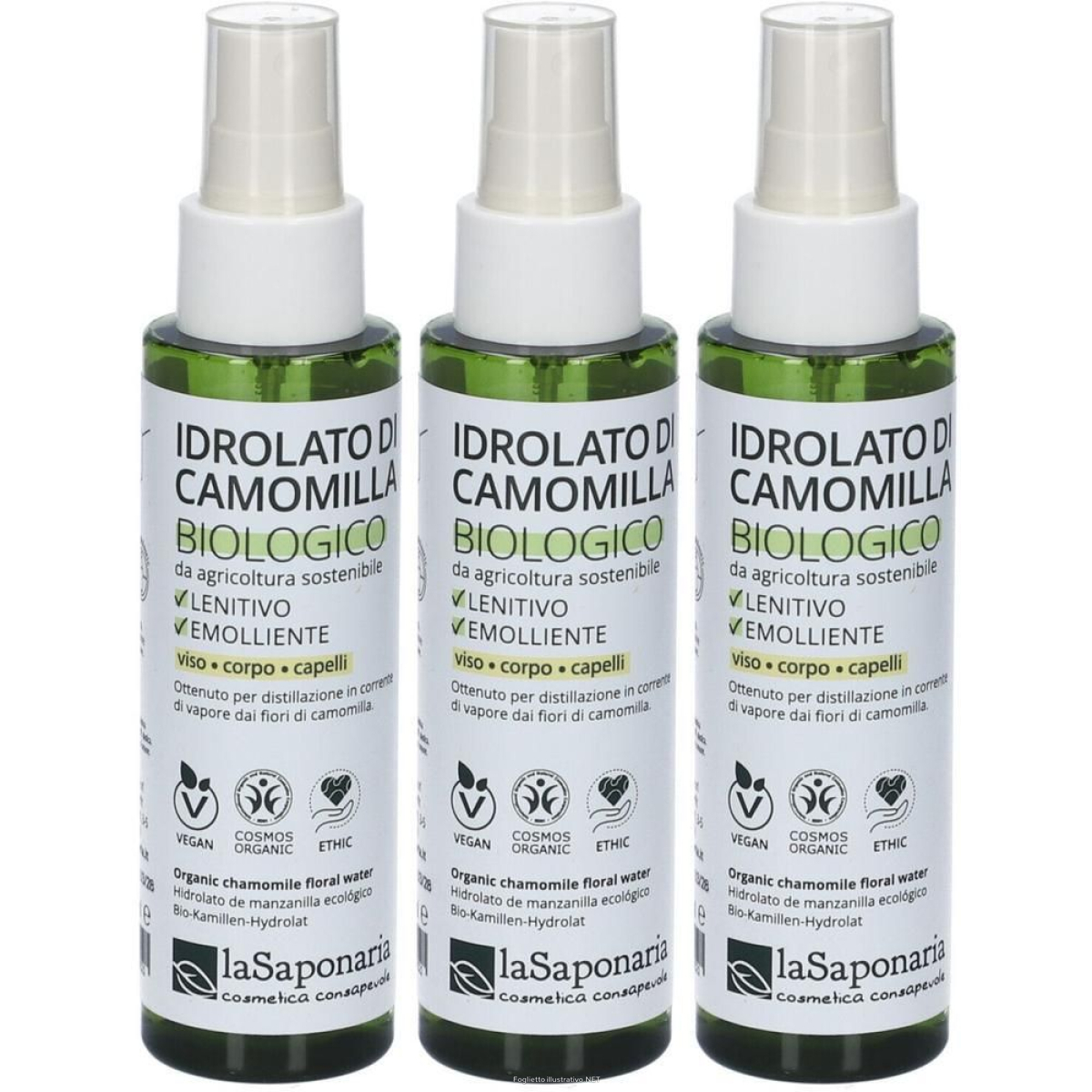 Cerca Offerte di la saponaria idrolato di camomilla bio 3x100 ml e acquista online