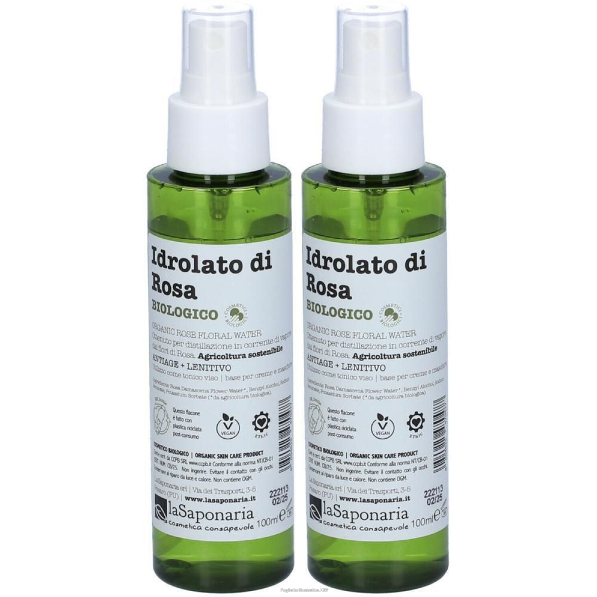 Cerca Offerte di la saponaria idrolato di rosa bio 2x100 ml e acquista online