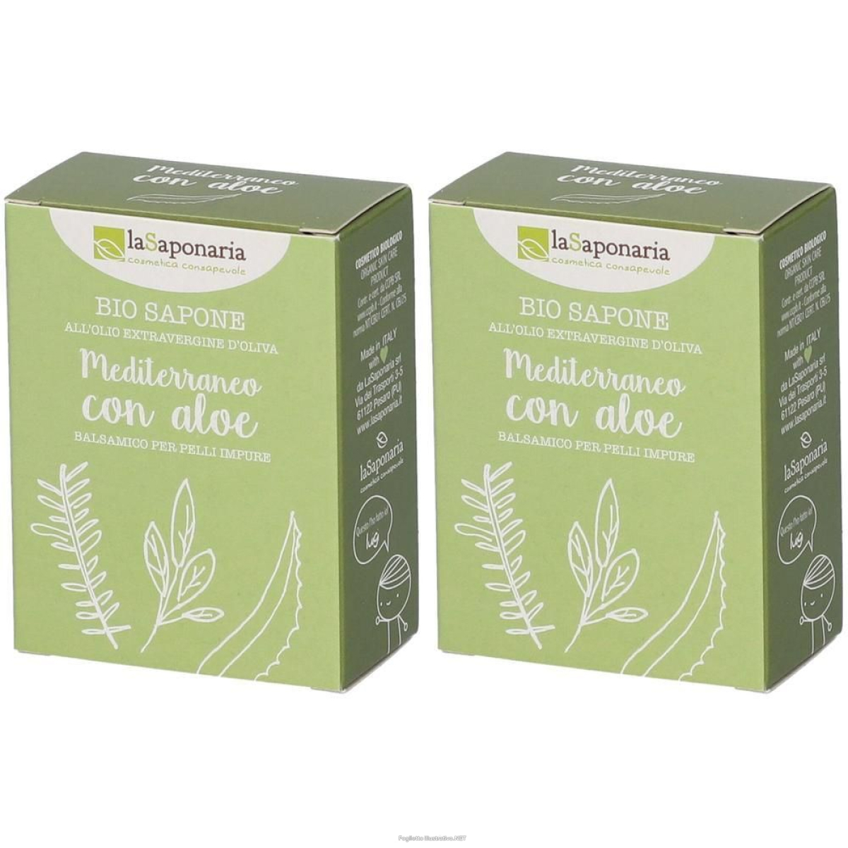 Cerca Offerte di la saponaria mediterraneo con aloe 2x100 g e acquista online