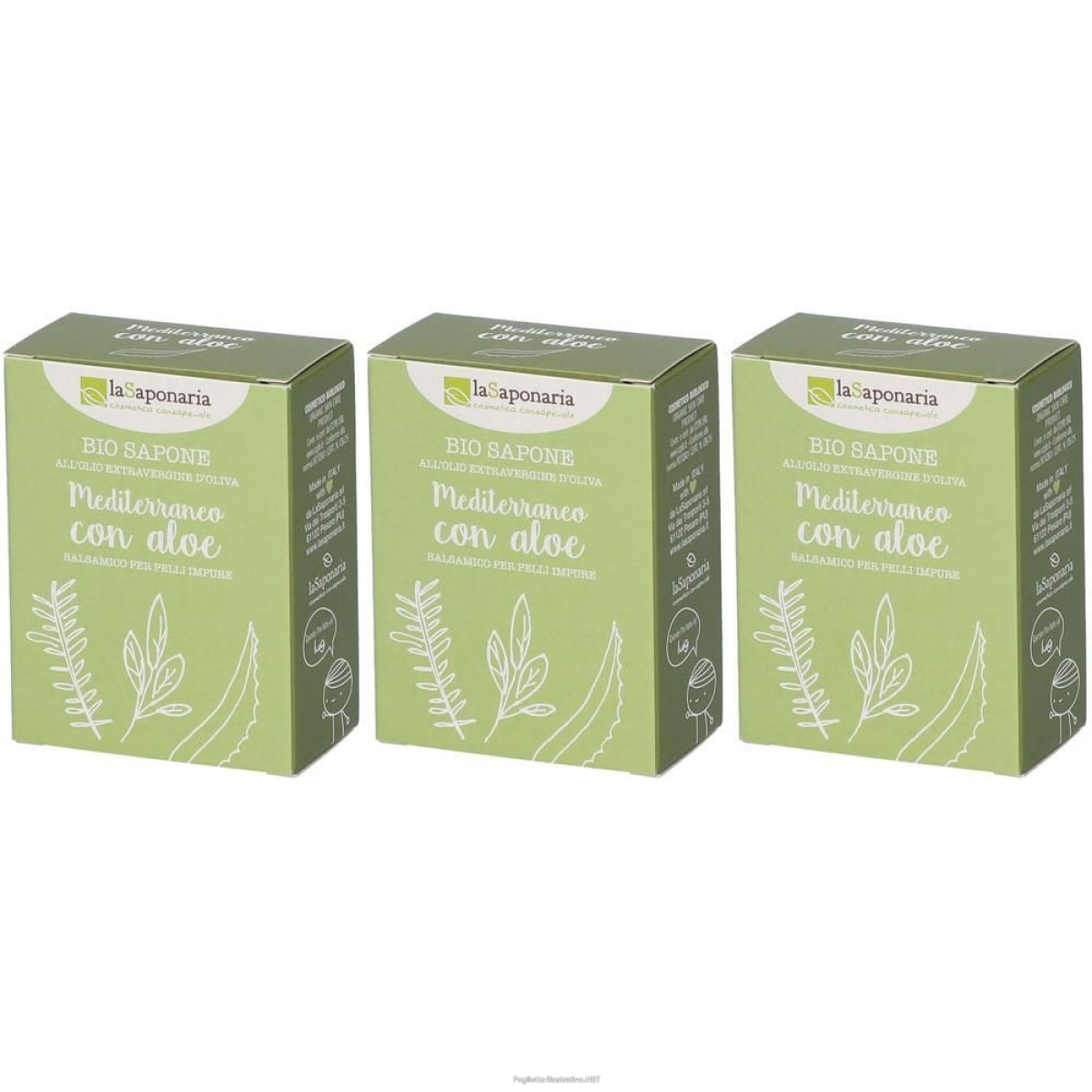 Cerca Offerte di la saponaria mediterraneo con aloe 3x100 g e acquista online