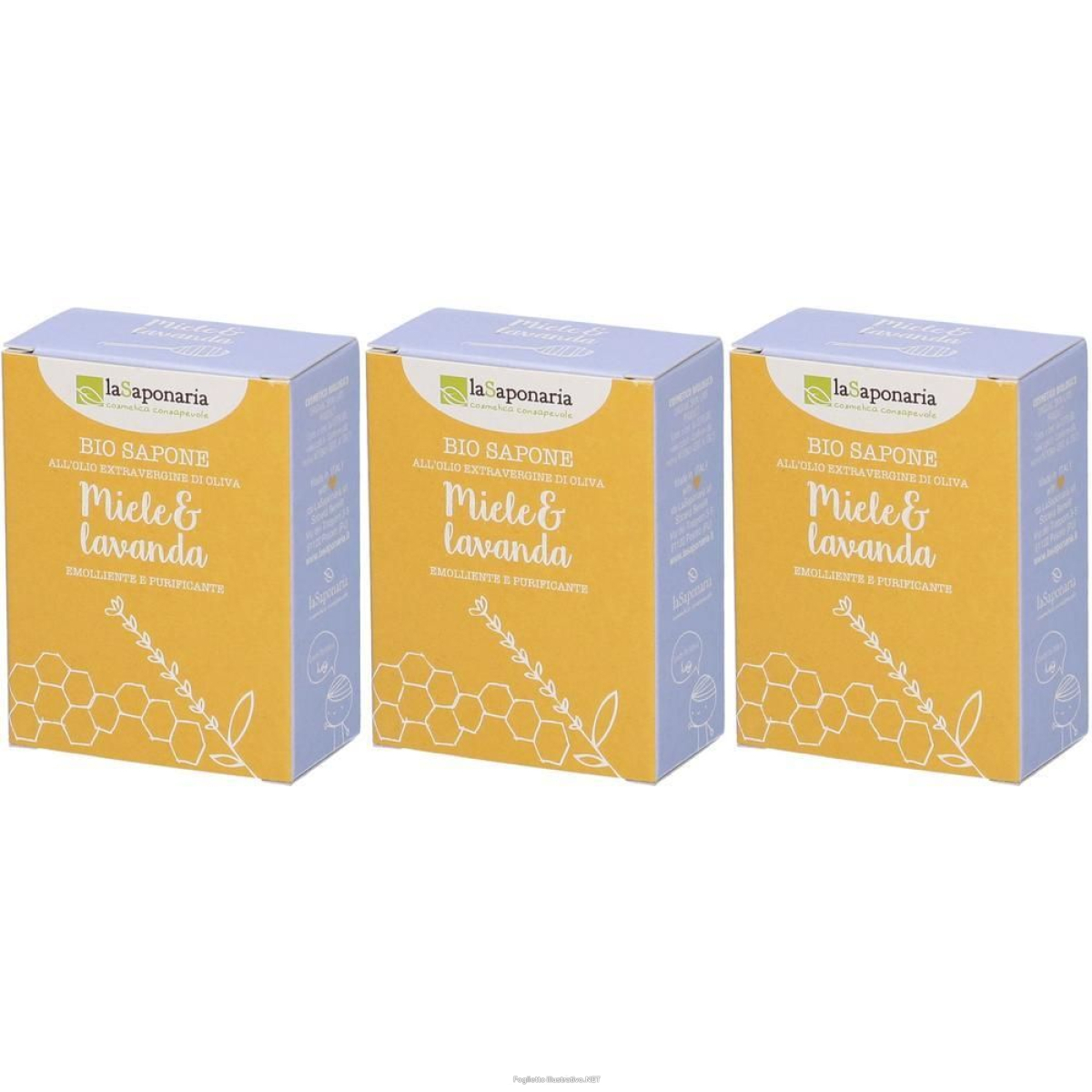Cerca Offerte di la saponaria miele e lavanda 3x100 g e acquista online