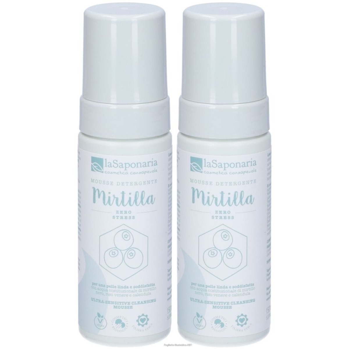 Cerca Offerte di la saponaria mousse detergente mirtilla set da 2 2x150 g e acquista online