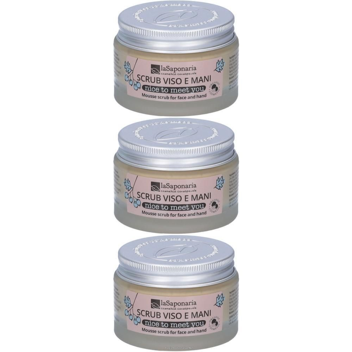 Cerca Offerte di la saponaria nice to meet you scrub mousse viso & mani 3x45 ml e acquista online