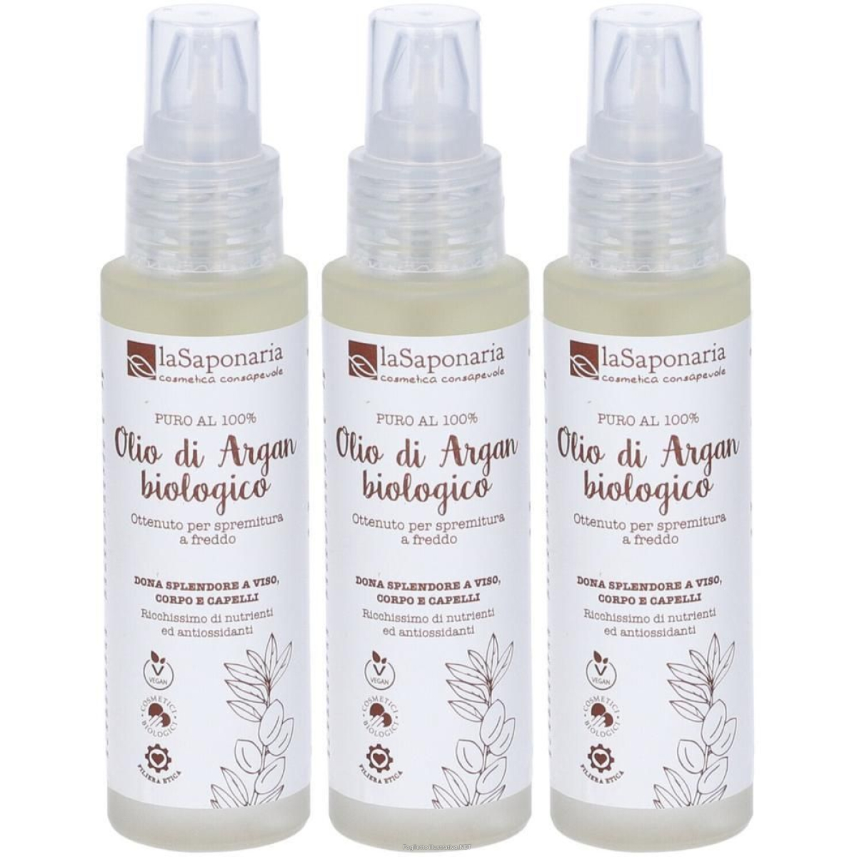 Cerca Offerte di la saponaria olio di argan bio 3x50 ml e acquista online
