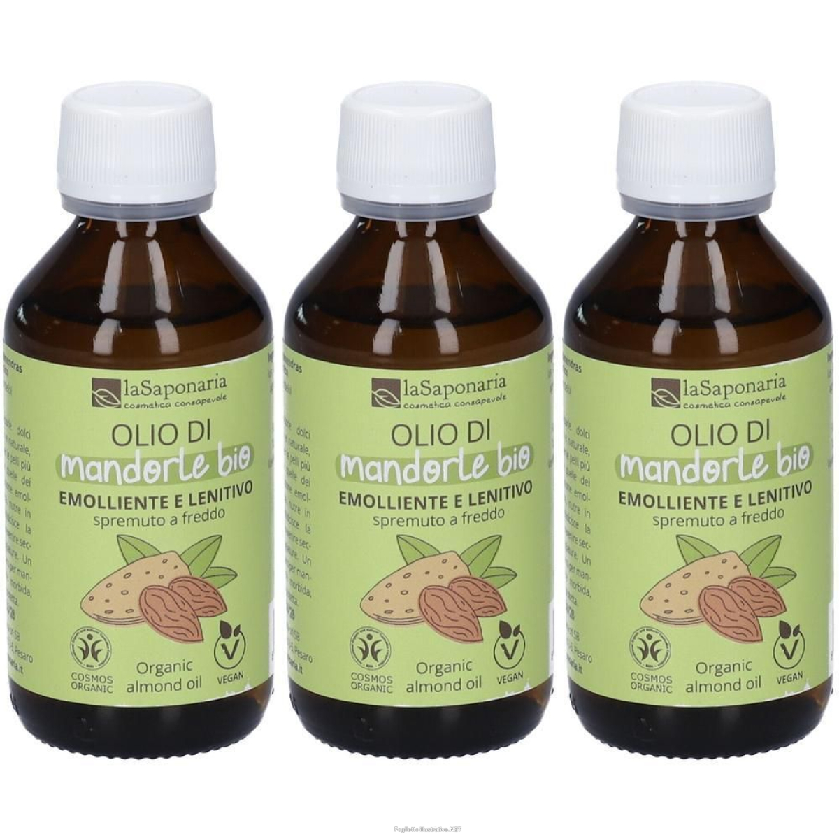 Cerca Offerte di la saponaria olio di mandorle dolci bio 3x100 ml e acquista online