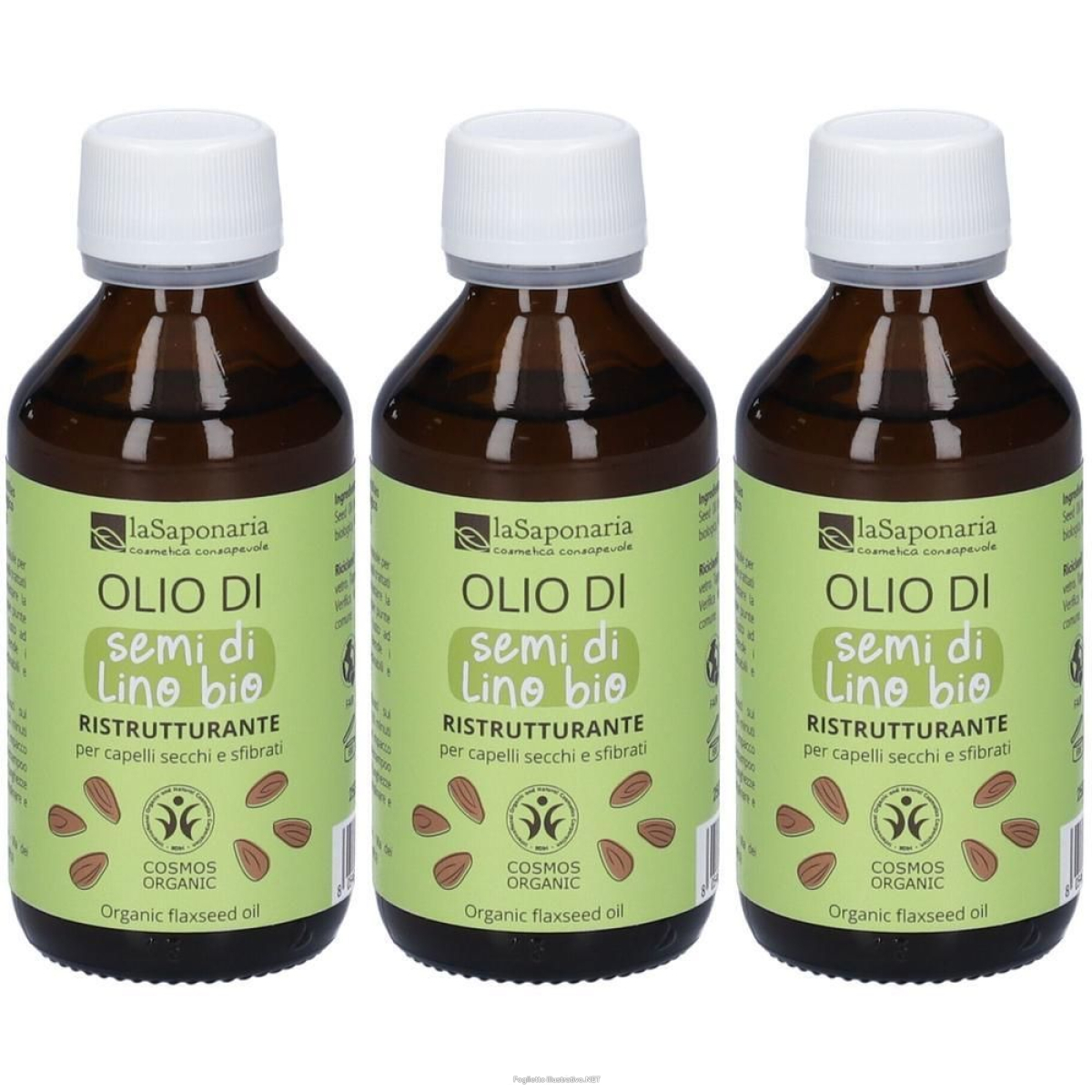 Cerca Offerte di la saponaria olio di semi lino bio 3x100 ml e acquista online